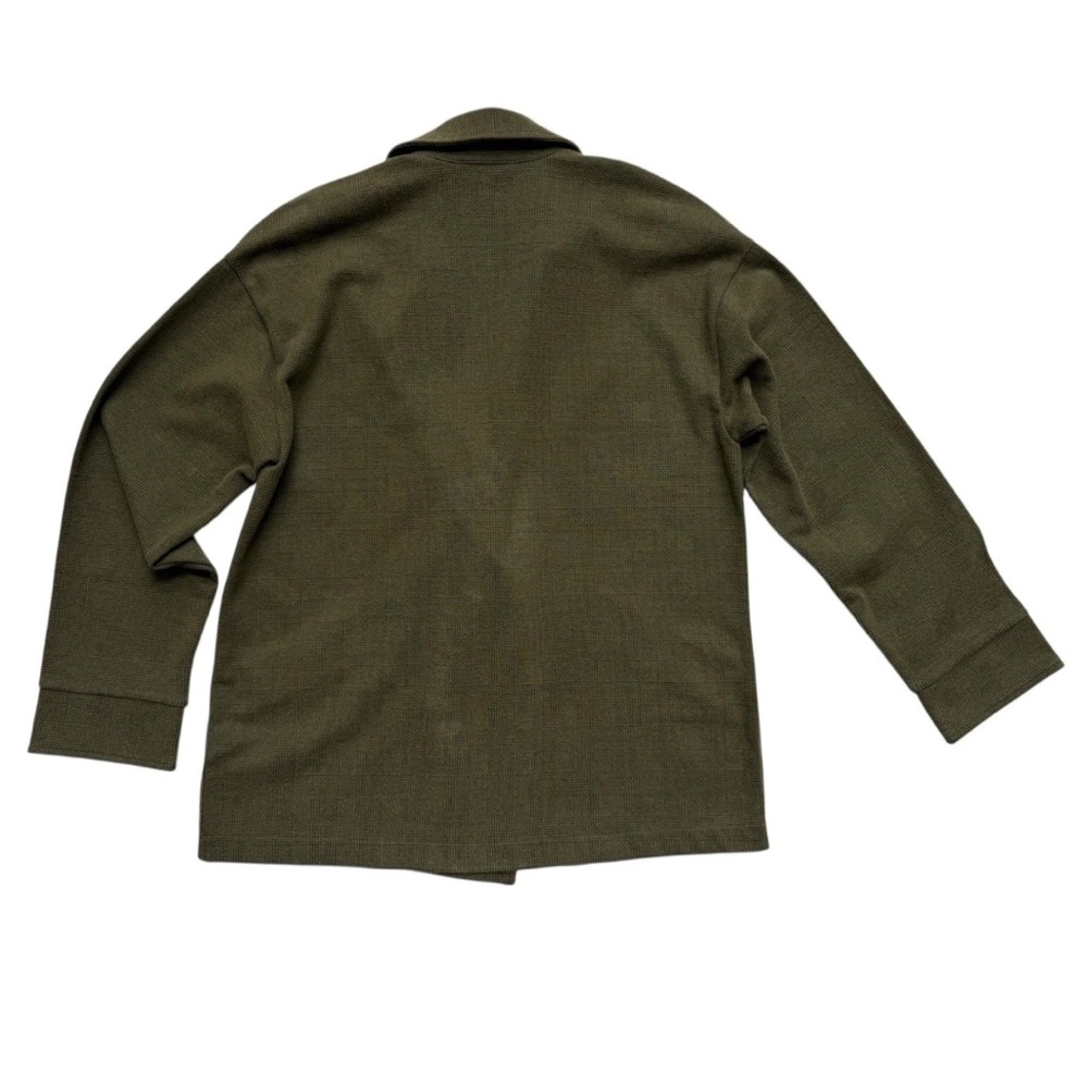 Madewell Brushed Redford Glen Plaid Green Double Breasted Women’s Blazer Sz M - Picture 4 of 5